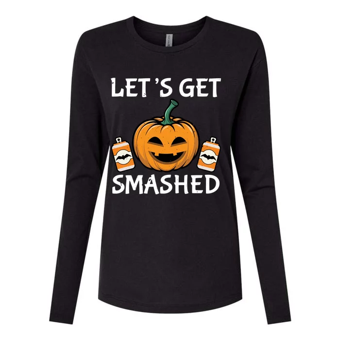 LetS Get Smashed Funny Halloween Custome Gift Womens Cotton Relaxed Long Sleeve T-Shirt