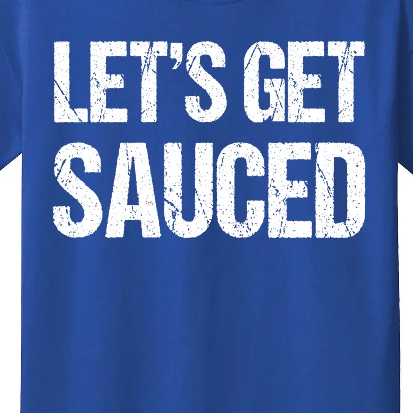 Let's Get Sauced Bbq Grill Barbecue Gift Kids T-Shirt