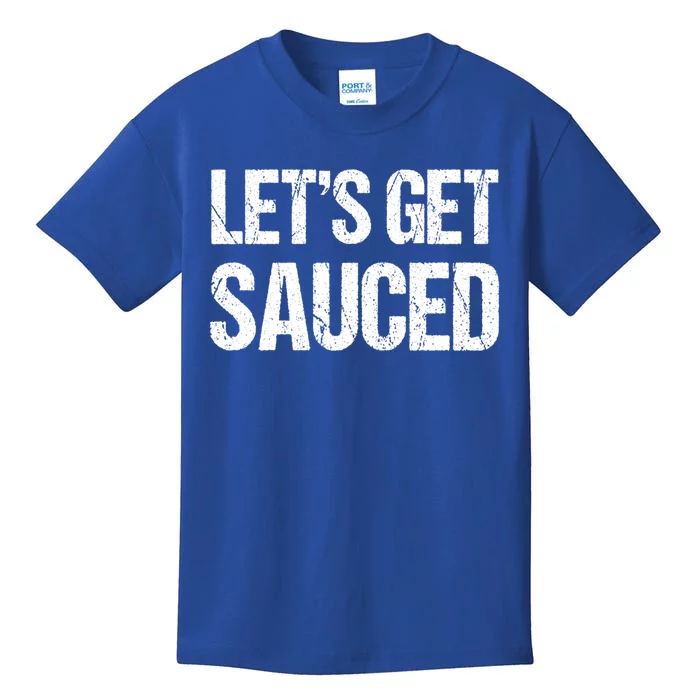 Let's Get Sauced Bbq Grill Barbecue Gift Kids T-Shirt