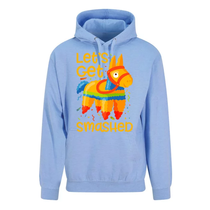 LetS Get Smashed Funny Pinata Cinco De Mayo Gift Unisex Surf Hoodie