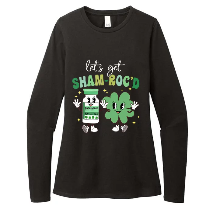 Let's Get Sham Roc'd Groovy Nurse St Patrick's Day Cool Gift Womens CVC Long Sleeve Shirt