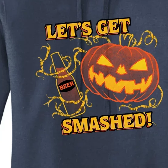 LetS Get Smashed Jack O Lantern Gift Women's Pullover Hoodie