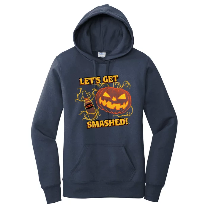 LetS Get Smashed Jack O Lantern Gift Women's Pullover Hoodie