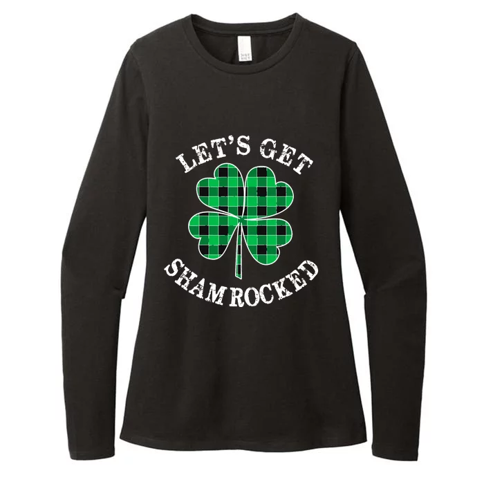 Let's Get Shamrocked: St. Patrick's Day Design With Clover Womens CVC Long Sleeve Shirt