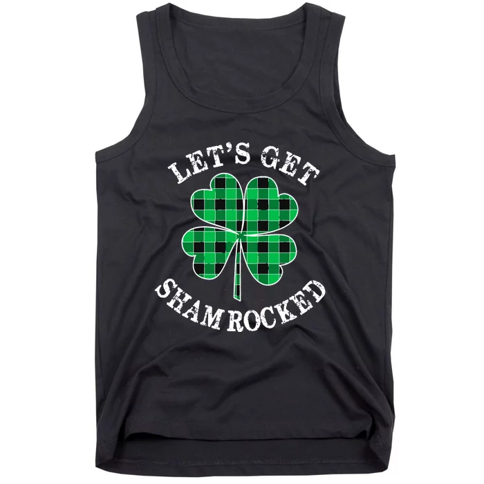 Let's Get Shamrocked: St. Patrick's Day Design With Clover Tank Top