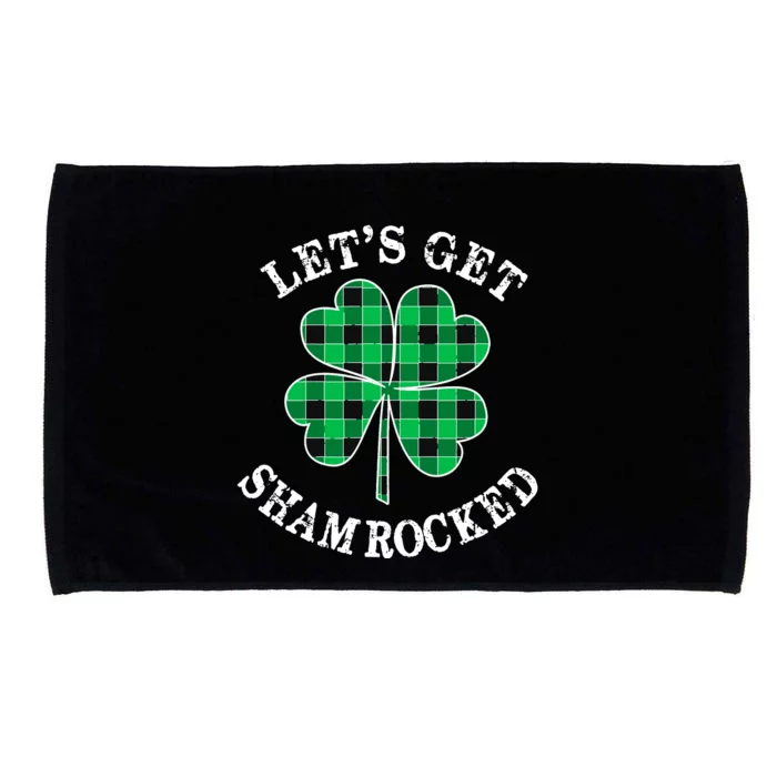 Let's Get Shamrocked: St. Patrick's Day Design With Clover Microfiber Hand Towel