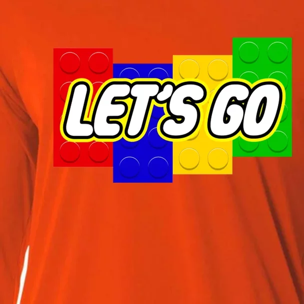 Let's Go Spoof Parody Logo Cooling Performance Long Sleeve Crew