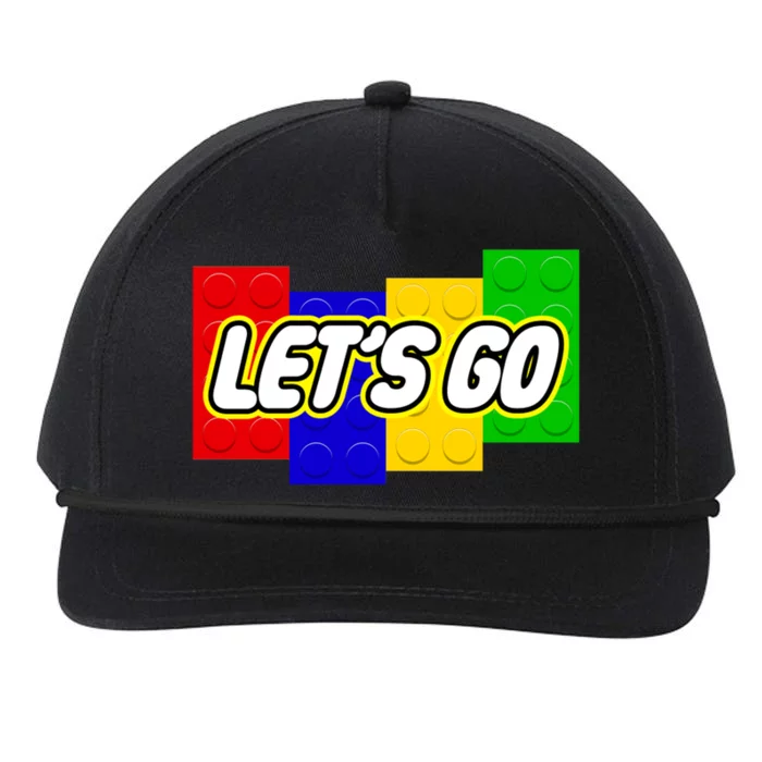 Let's Go Spoof Parody Logo Snapback Five-Panel Rope Hat