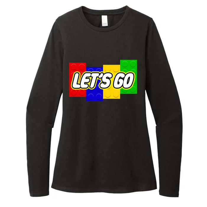 Let's Go Spoof Parody Logo Womens CVC Long Sleeve Shirt