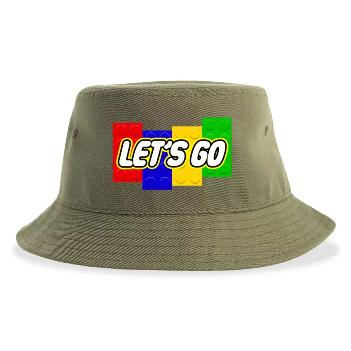 Let's Go Spoof Parody Logo Sustainable Bucket Hat