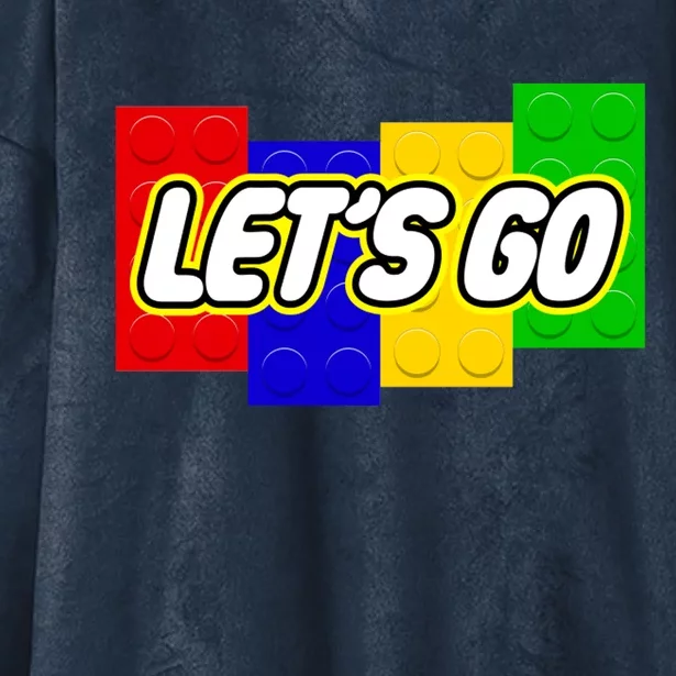 Let's Go Spoof Parody Logo Hooded Wearable Blanket