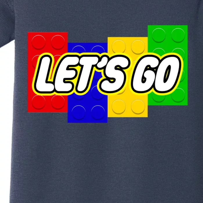 Let's Go Spoof Parody Logo Baby Bodysuit