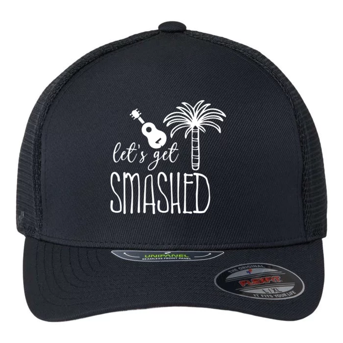 Let's Get Smashed Flexfit Unipanel Trucker Cap