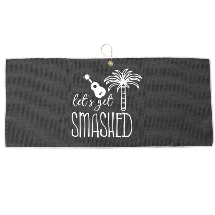 Let's Get Smashed Large Microfiber Waffle Golf Towel