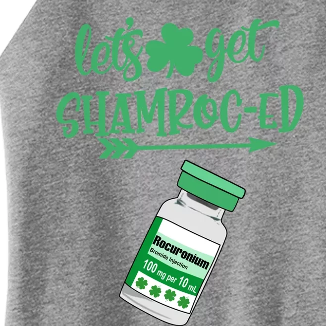 Let's Get Shamrocgifted Lucky Nurse Happy St Patricks Day Nurse Cool Gift Women’s Perfect Tri Rocker Tank