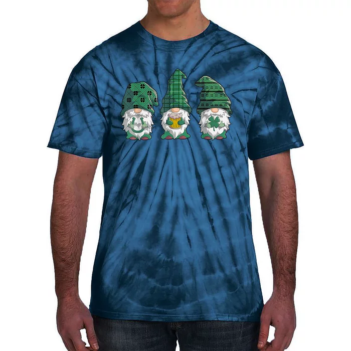 Lucky Gnome St Patrick's Day Tie-Dye T-Shirt