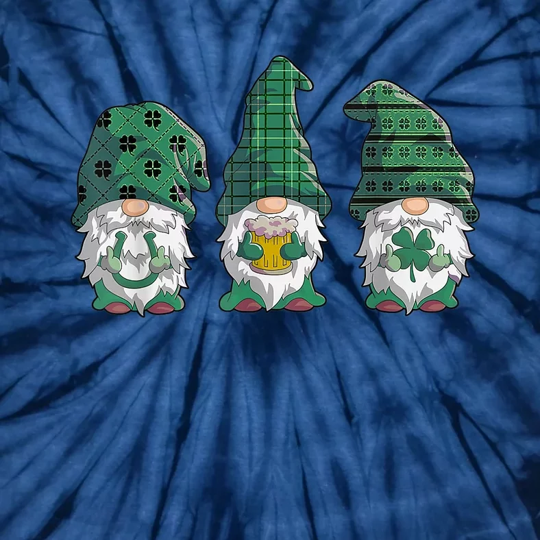 Lucky Gnome St Patrick's Day Tie-Dye T-Shirt