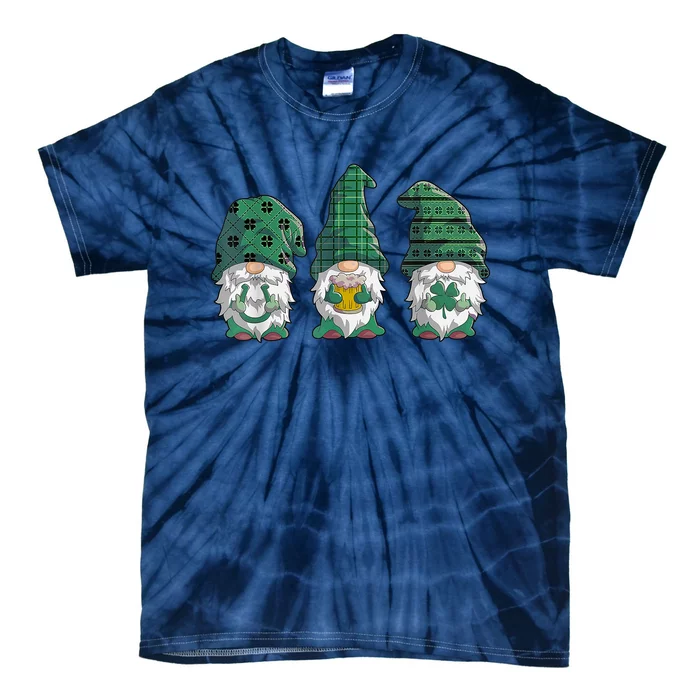 Lucky Gnome St Patrick's Day Tie-Dye T-Shirt