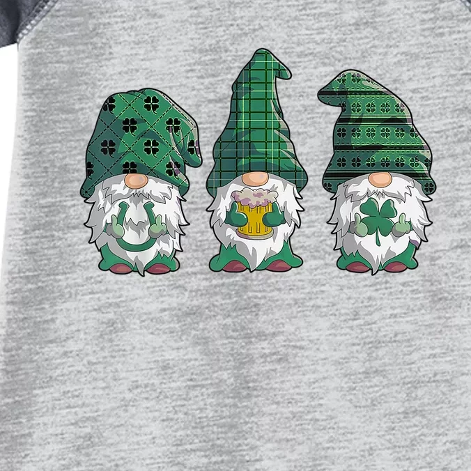 Lucky Gnome St Patrick's Day Infant Baby Jersey Bodysuit