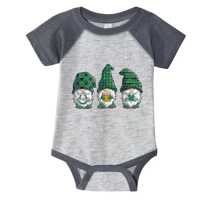 Lucky Gnome St Patrick's Day Infant Baby Jersey Bodysuit