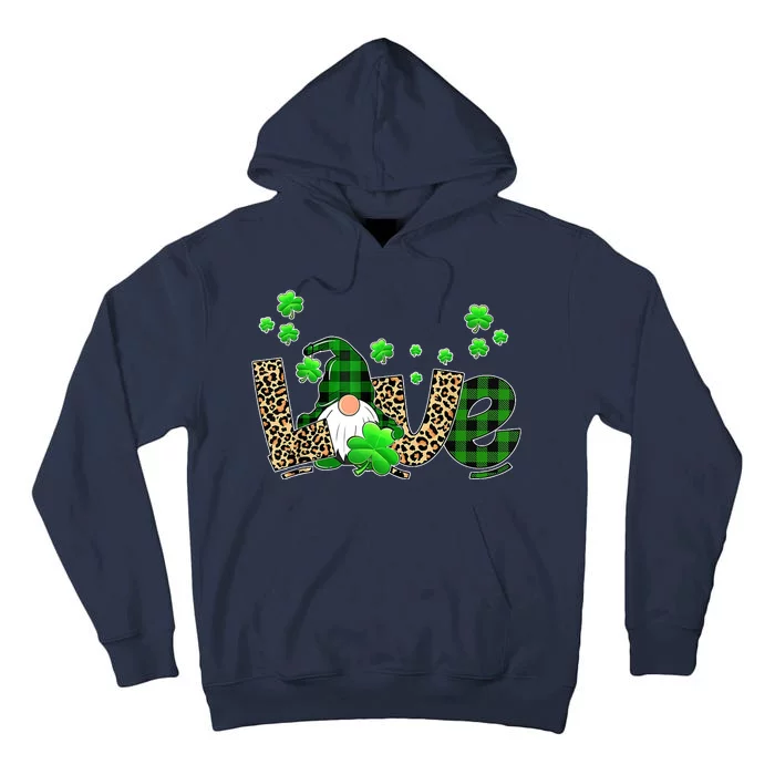 Love Gnome St Patrick's Day Tall Hoodie