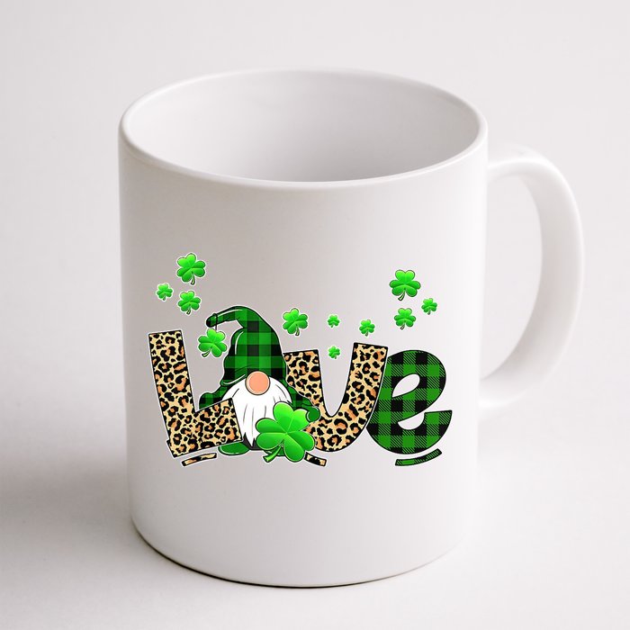 Love Gnome St Patrick's Day Front & Back Coffee Mug