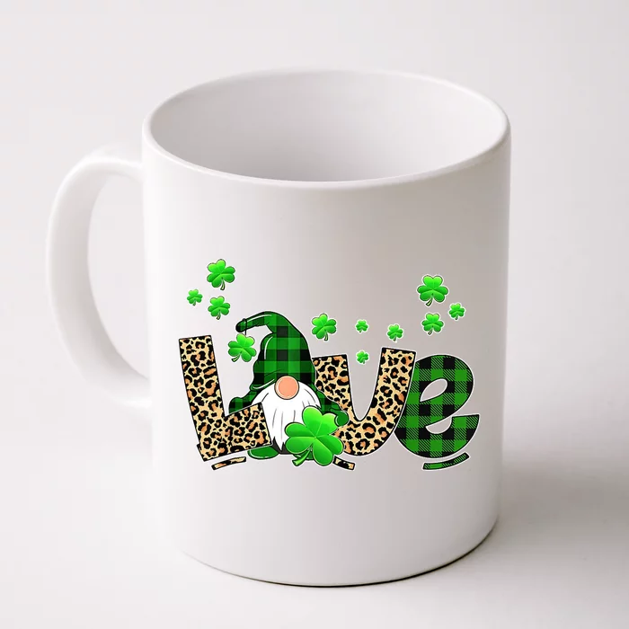 Love Gnome St Patrick's Day Front & Back Coffee Mug