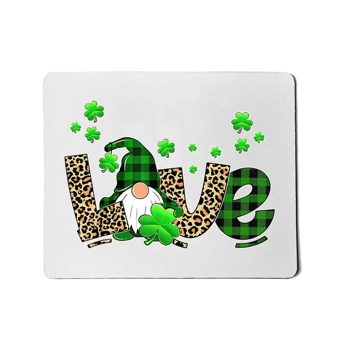 Love Gnome St Patrick's Day Mousepad