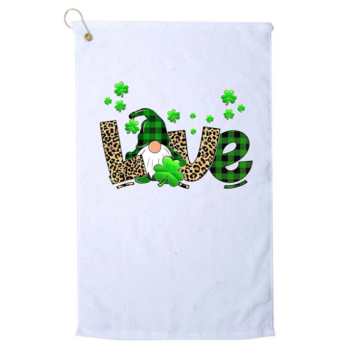 Love Gnome St Patrick's Day Platinum Collection Golf Towel