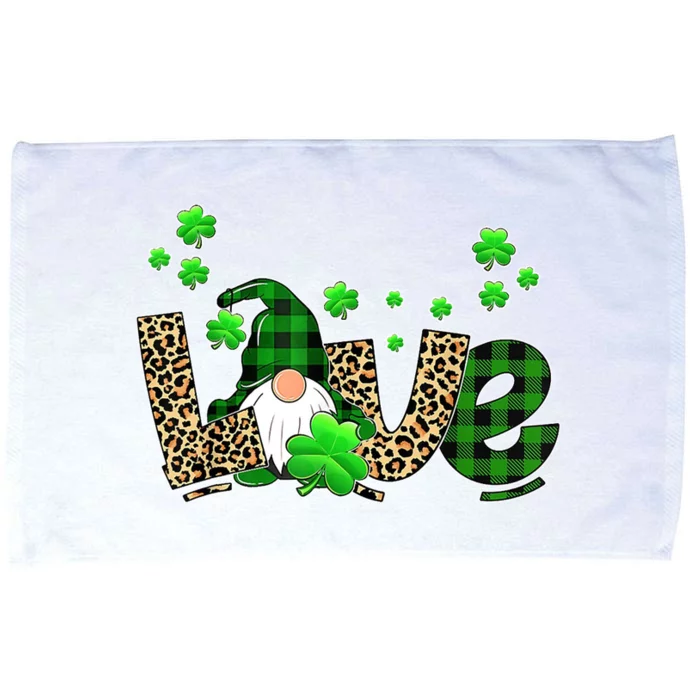 Love Gnome St Patrick's Day Microfiber Hand Towel