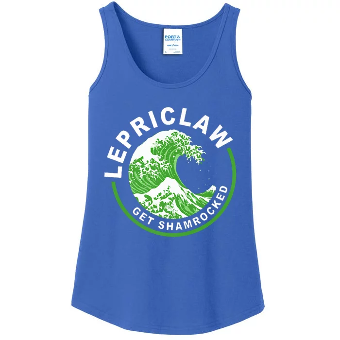 Lepriclaw Get Shamrocked Ing St Patrick's Day Great Gift Ladies Essential Tank