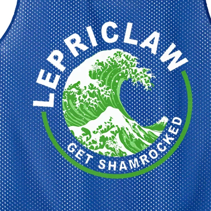 Lepriclaw Get Shamrocked Ing St Patrick's Day Great Gift Mesh Reversible Basketball Jersey Tank