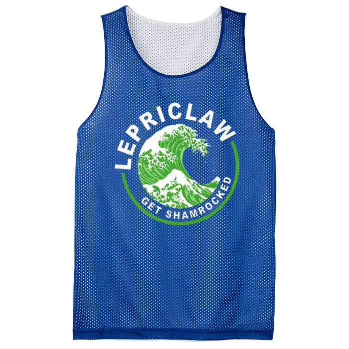 Lepriclaw Get Shamrocked Ing St Patrick's Day Great Gift Mesh Reversible Basketball Jersey Tank