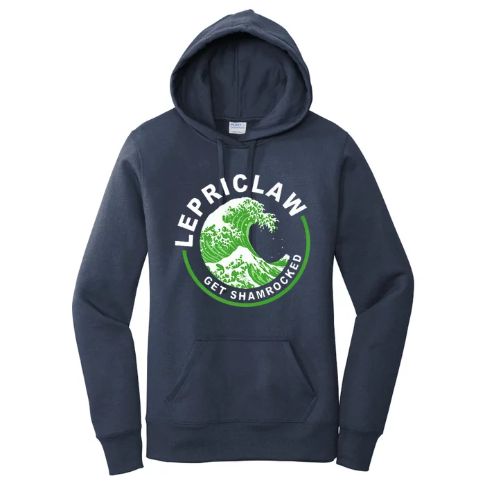 Lepriclaw Get Shamrocked Ing St Patrick's Day Great Gift Women's Pullover Hoodie