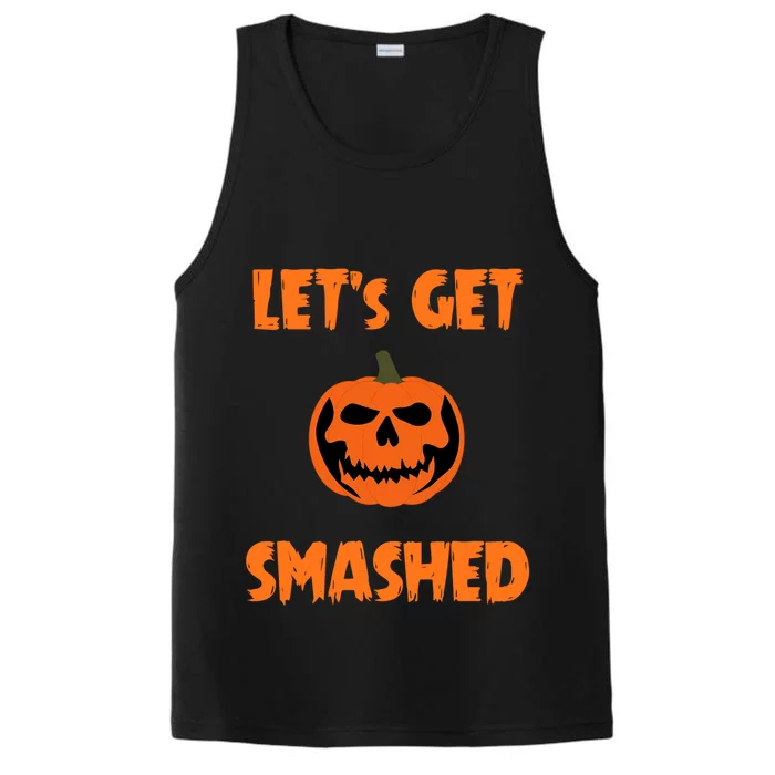 LetS Get Smashed Cute Gift Performance Tank