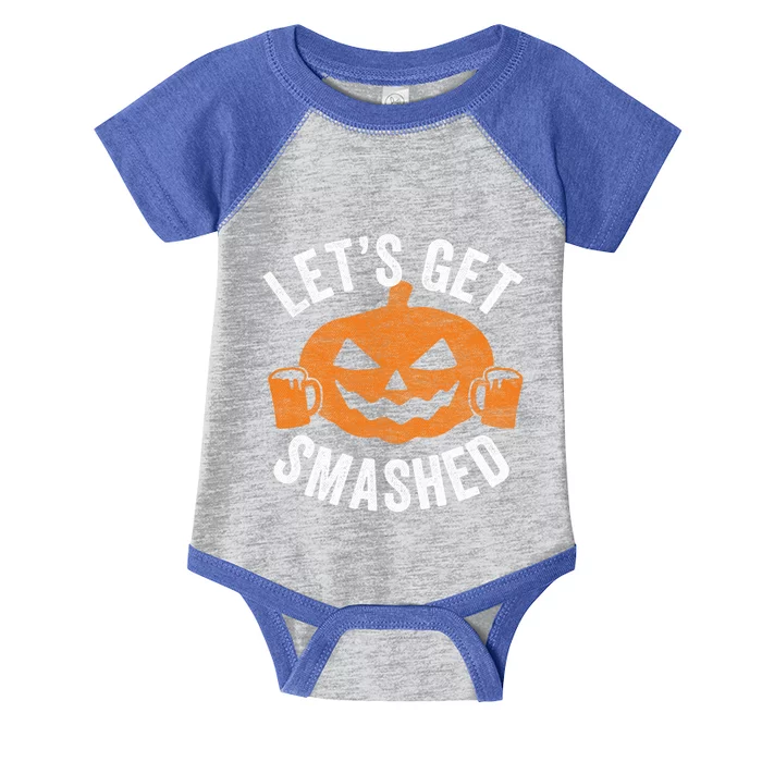 LetS Get Smashed Gift Halloween Ing Beer Gift Infant Baby Jersey Bodysuit