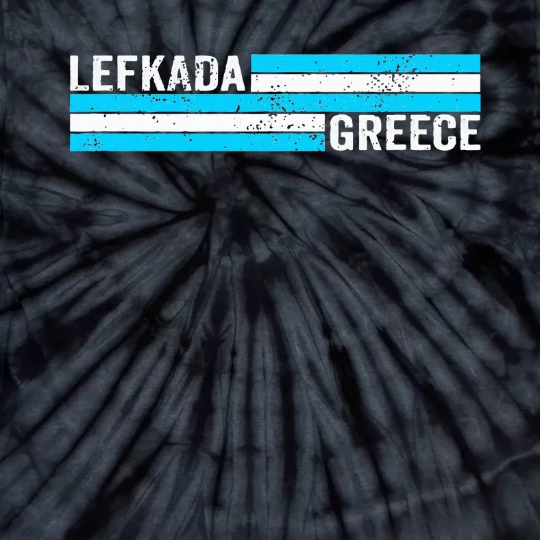 Lefkada Greece Souvenir Tie-Dye T-Shirt