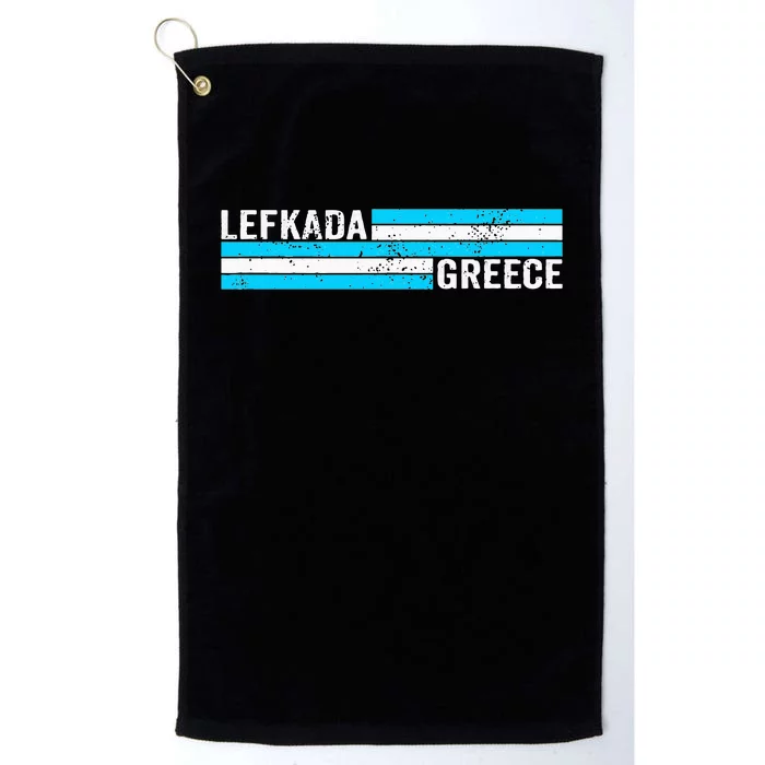 Lefkada Greece Souvenir Platinum Collection Golf Towel