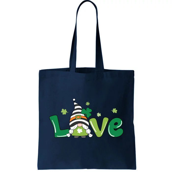 Love Gnome St Patrick's Day Holiday Tote Bag