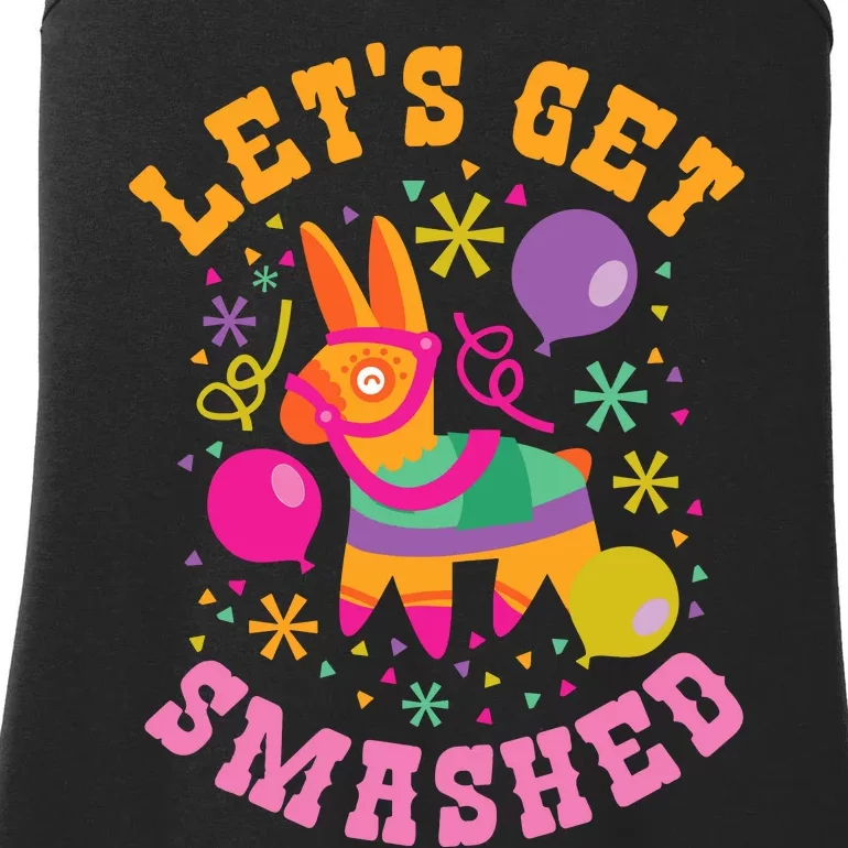 Let's Get Smashed Pinata Ladies Essential Tank