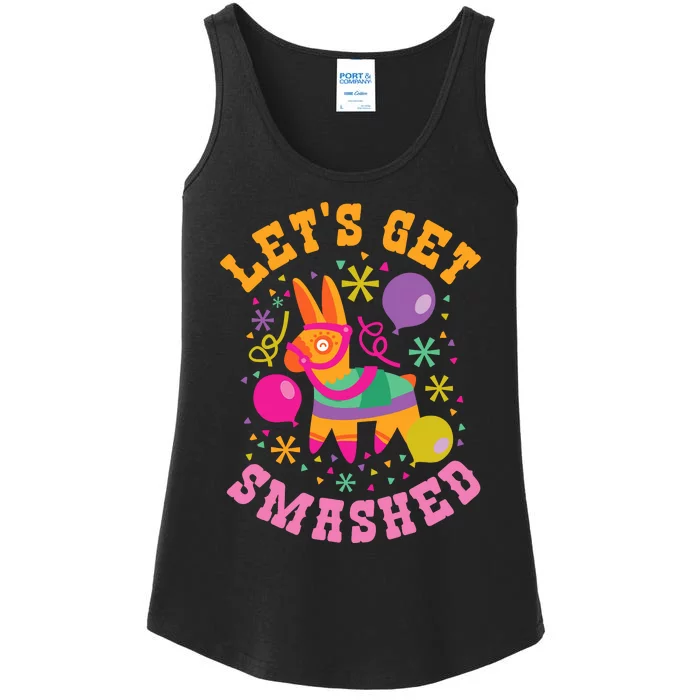 Let's Get Smashed Pinata Ladies Essential Tank