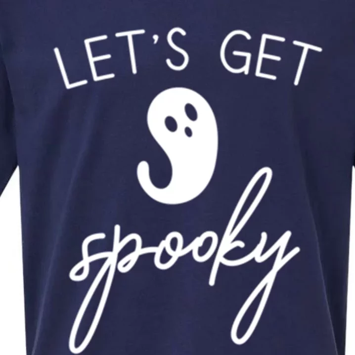 Lets Get Spooky Cute Halloween Gift Sueded Cloud Jersey T-Shirt