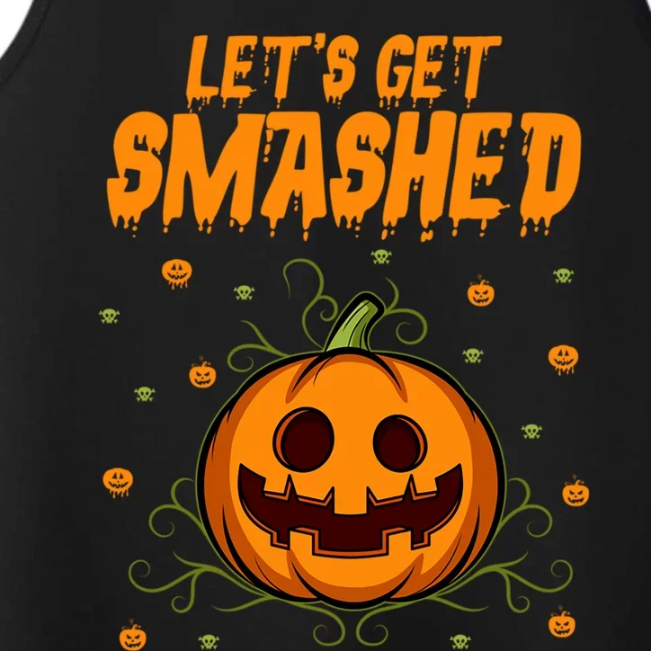 Let’S Get Smashed Funny Gift Performance Tank