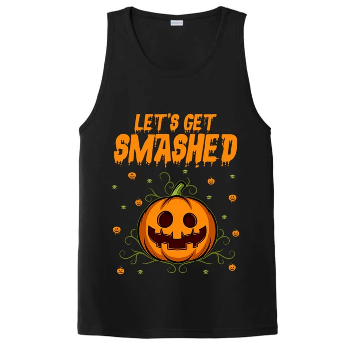 Let’S Get Smashed Funny Gift Performance Tank