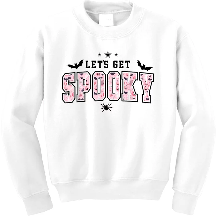 LetS Get Spooky Kids Sweatshirt