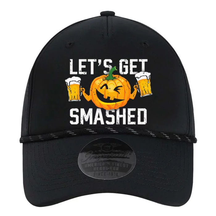 Lets Get Smashed Funny Pumpkin Beer Halloween Costume Performance The Dyno Cap