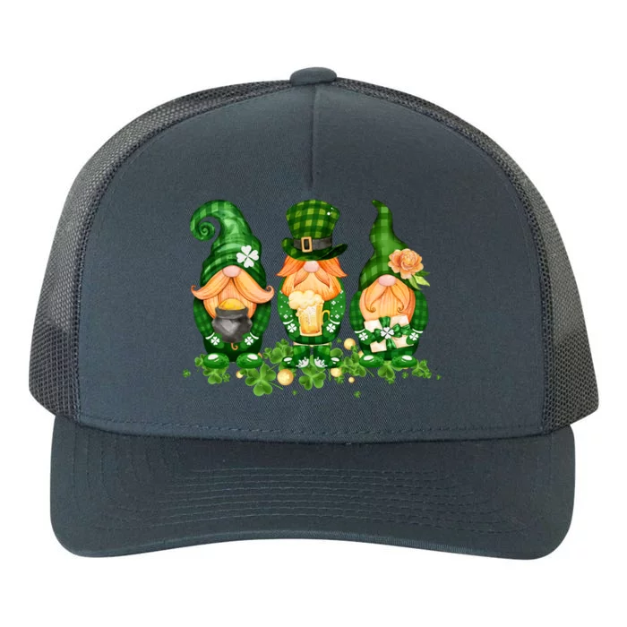 Lucky Gnome St Patrick's Day Festive Yupoong Adult 5-Panel Trucker Hat