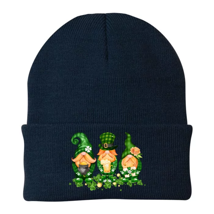 Lucky Gnome St Patrick's Day Festive Knit Cap Winter Beanie