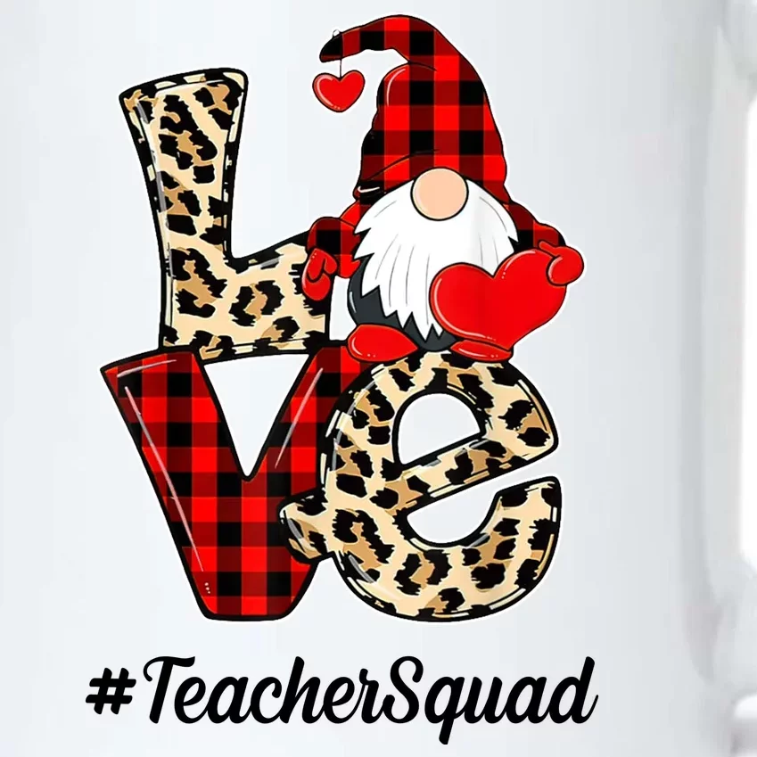 Love Gnome Teacher Squad Happy Valentine Day Black Color Changing Mug