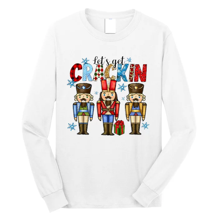 Let's Get This Party Crackin Nutcracker Christmas Pajamas Long Sleeve Shirt